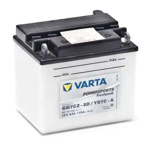 Фото varta powersports fp 12v/8ач (yb7c-a)