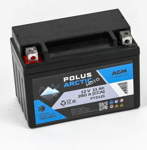Фото polus arctic moto 6ct-11 (ptz12s) agm