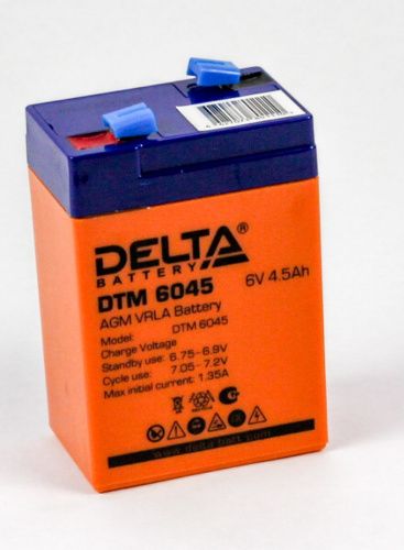 Фото delta dtm 6045 6v/ 4.5 ач