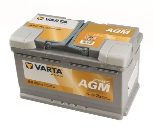 Фото varta silver dynamic 6ст-80.0 (580 901 080) agm