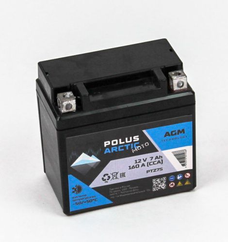 Фото polus arctic moto 6ct-7 (ptz7s) agm