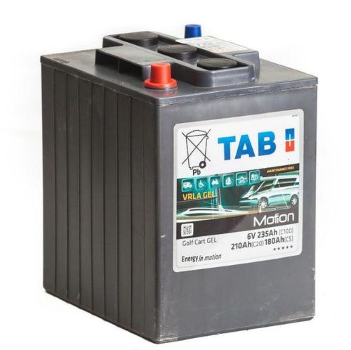 Фото tab motion gel 6v (180/210/235) golfcart gel полутяговый