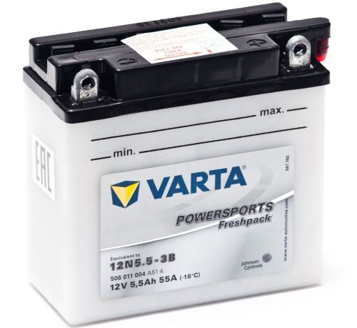 Фото varta powersports fp 12v/5.5 ач (12n5.5-3b)