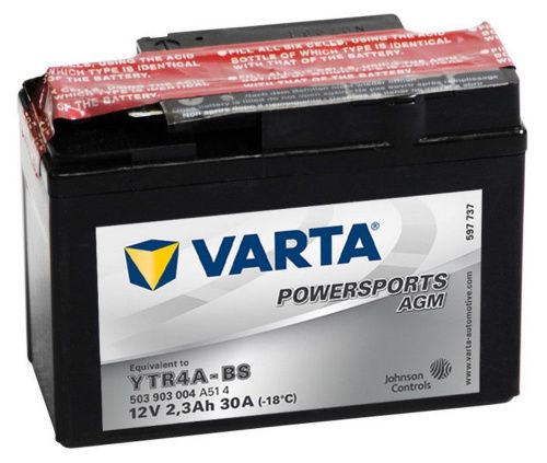 Фото varta powersports  12v/2,3ач (ytr4a-bs)) agm
